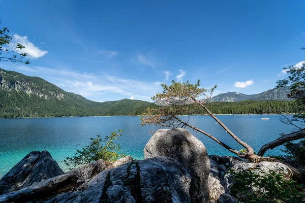 Krásný Výhled Jezero — Stock fotografie