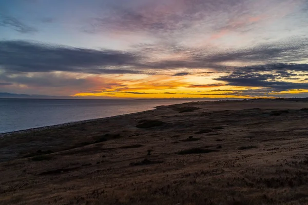 海の上の美しい夕日 — ストック写真