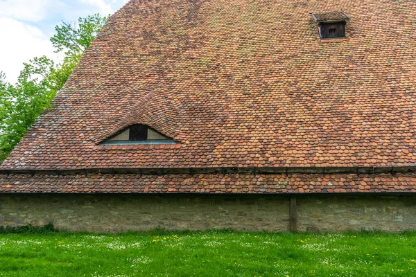 Alter Backsteinbau Der Stadt — Stockfoto