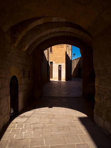 Είσοδος Του Μεσαιωνικού Κάστρου — Φωτογραφία Αρχείου