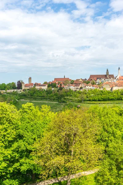 Blick Auf Die Altstadt Von Rothenburg Der Tauber Der Hauptstadt — Stockfoto