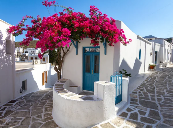 Piękne Białe Domy Wyspie Santorini — Zdjęcie stockowe