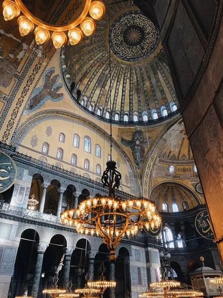 Interior Mesquita Hagia Sophia Istanbul Peru — Fotografia de Stock