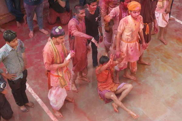 Hindistan Daki Insanlar Bayramı Kutluyorlar — Stok fotoğraf