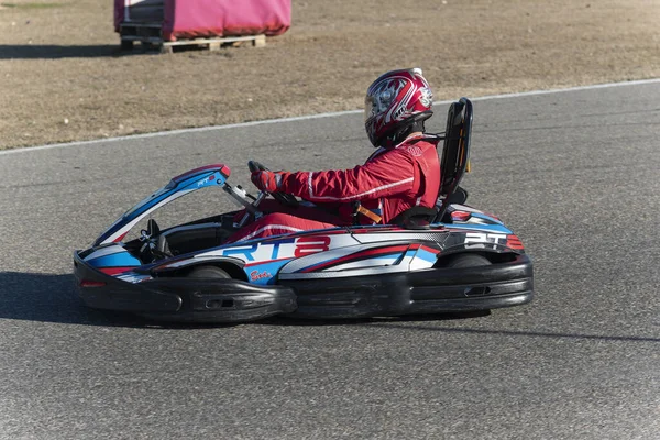 Vista Campeonato Karting — Fotografia de Stock