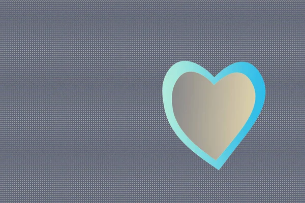Coração Azul Com Fundo Branco — Fotografia de Stock