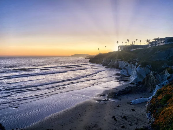 Belo Pôr Sol Sobre Mar — Fotografia de Stock