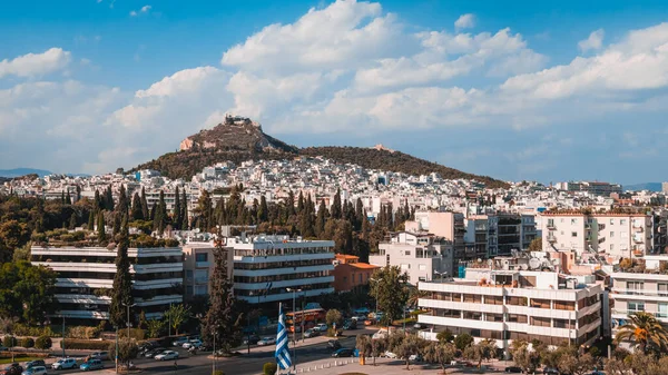 Barcelona Spanien Juni 2017 Panoramablick Auf Die Stadt Athens Griechenland — Stockfoto