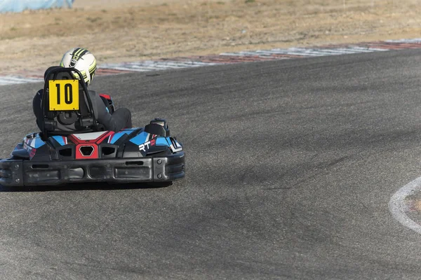 Vista Campeonato Karting — Fotografia de Stock