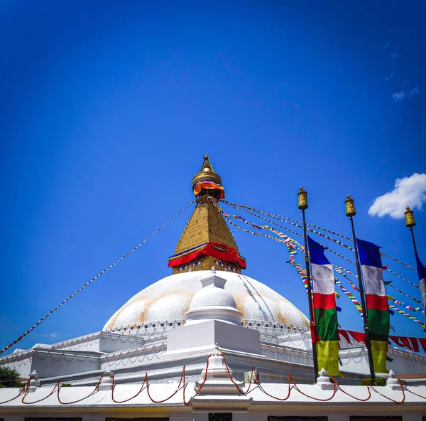 Temple Sacred Stupa City State Most Beautiful Sky — Stock Photo, Image