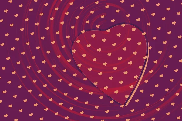 Αφηρημένο Υπόβαθρο Καρδιές Εικονογράφηση Διανύσματος — Φωτογραφία Αρχείου