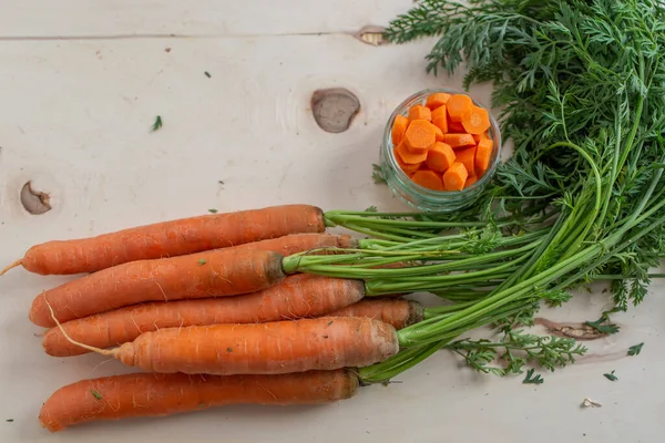 Fresh Carrots Carrot White Background — Stock Photo, Image