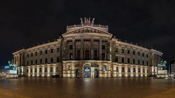 Nachtzicht Van Stad Stockholm Zweden — Stockfoto