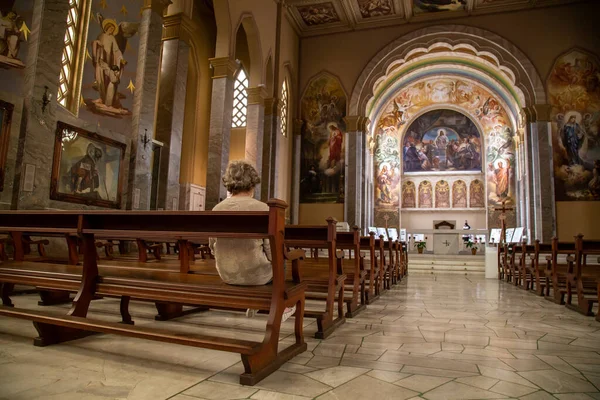 Intérieur Église Dans Ville Jersey Israël — Photo