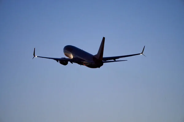 Avión Volando Cielo — Foto de Stock