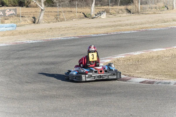 Vista Del Campionato Karting — Foto Stock