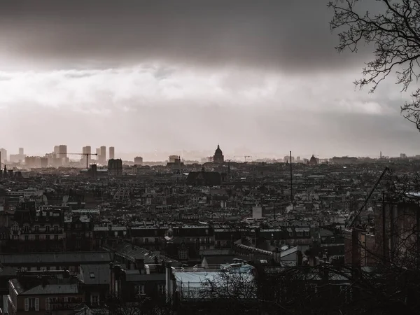 Uitzicht Stad Vanuit Lucht — Stockfoto