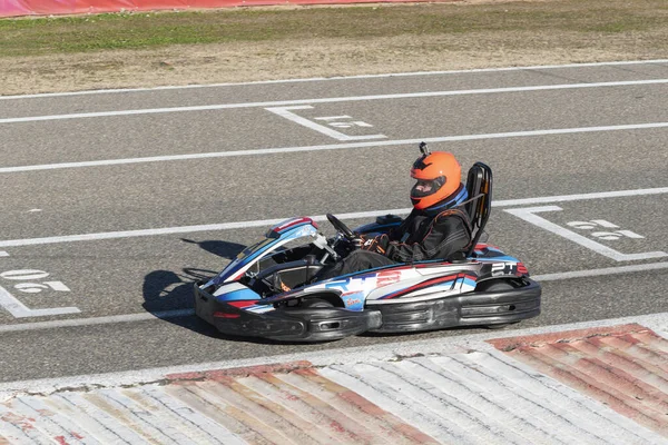 Vista Campeonato Karting — Fotografia de Stock