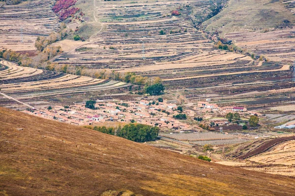 Вид Воздуха Село Негев Пустыни Израиле — стоковое фото