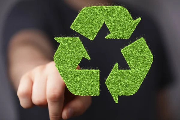 Recycleer Concept Met Icoon Design — Stockfoto