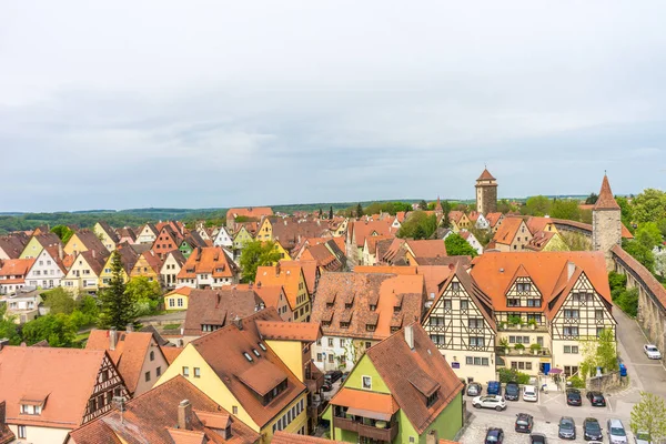 Aerial View Old Town — Stock Photo, Image