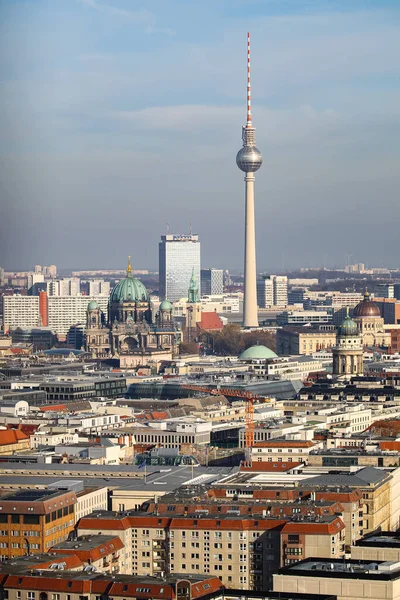 Vista Aérea Cidade Berlim Alemanha — Fotografia de Stock