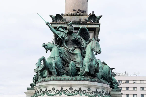 Άγαλμα Της Ελευθερίας Στο Κέντρο Της Πόλης Του Βερολίνου Γερμανία — Φωτογραφία Αρχείου