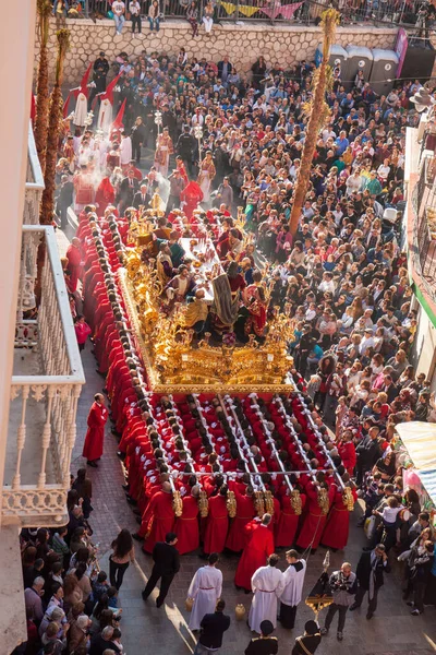 Andalucia Nazarenos Procession Holy Week Semana Santa — Stock Photo, Image