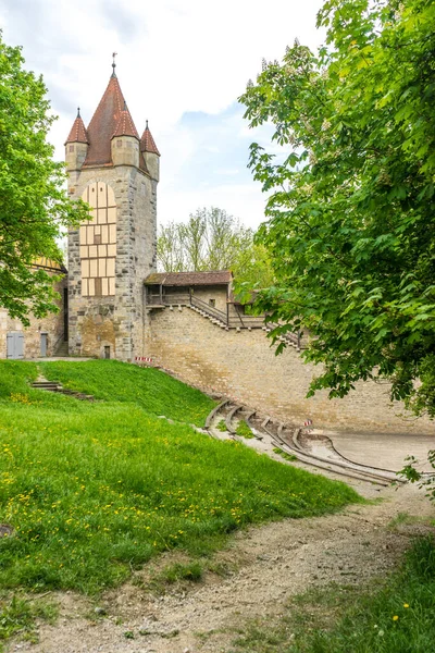 Старый Каменный Замок Городе Древний Город Чешской Республики — стоковое фото