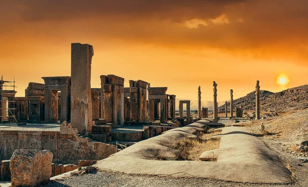 Ruins Ancient Temple City State Israel — Stock Photo, Image