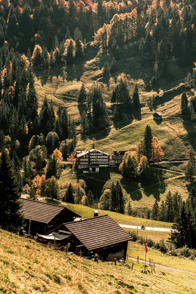 Beautiful Landscape Mountain Village — Stock Photo, Image
