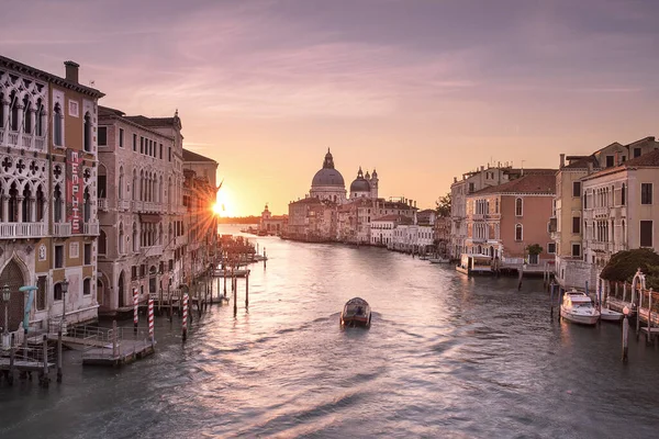 Venedig Italien September 2017 Blick Auf Den Großen Kanal Der — Stockfoto