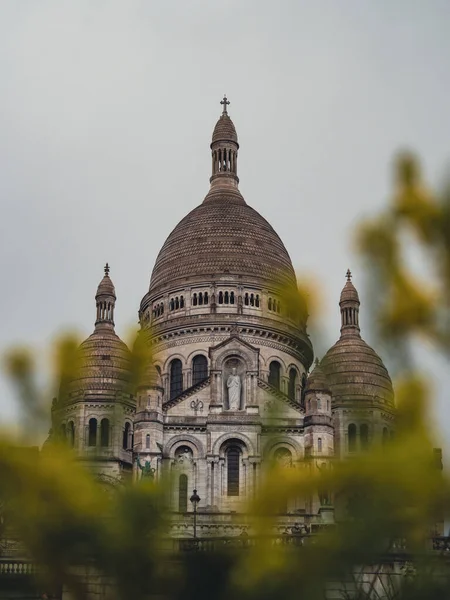 Över Katedralen Paris Frankrike — Stockfoto
