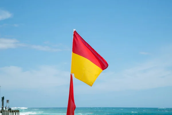 Bandera Los Países Portugueses Playa — Foto de Stock