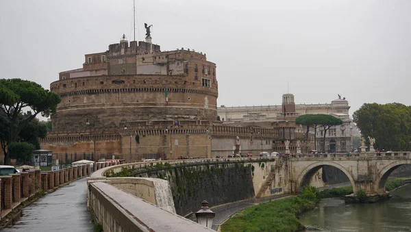 Roma Italia Circa Septiembre 2016 Ciudad Del Castillo Sant Angelo —  Fotos de Stock