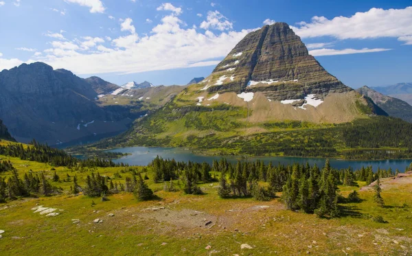 Krásný Výhled Jezero Horách — Stock fotografie