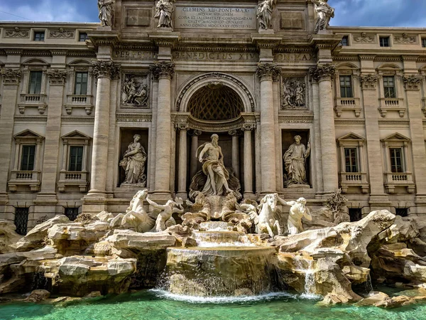 Trevi Fontenen Rom Itali – stockfoto