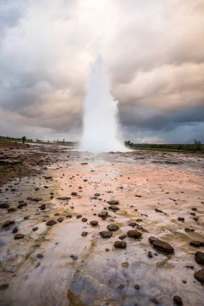 Geyser Yellowstone National Park Wyoming Сша — стоковое фото