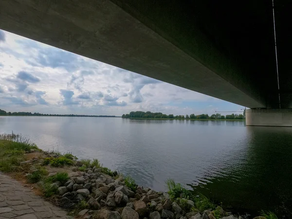 Uitzicht Brug Rivier — Stockfoto