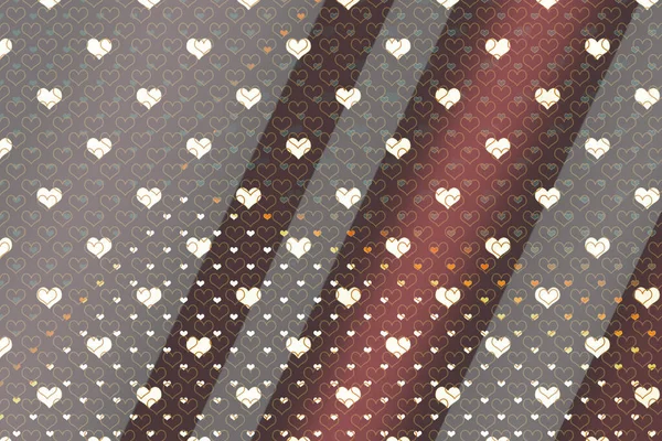 Seamless Pattern Hearts Vector Illustration — Stock Photo, Image