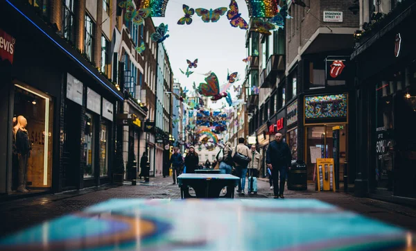 Uitzicht Straat Van Stad Barcelona — Stockfoto