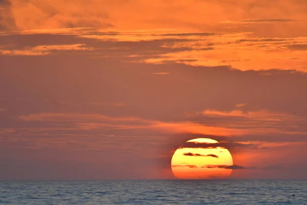 Beautiful Sunset Sea — Stock Photo, Image