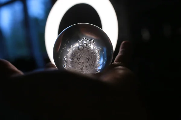 Primer Plano Vaso Agua — Foto de Stock