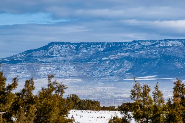 Schöne Aussicht Auf Die Berge Winter — Stockfoto