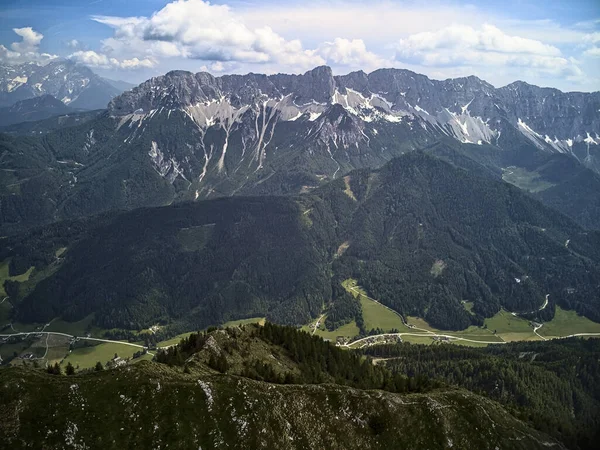 Uitzicht Bergen Alpen — Stockfoto