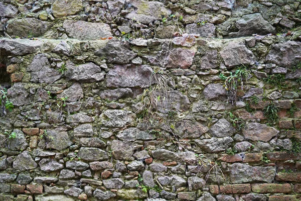 Παλιά Πέτρινη Υφή Τοίχου — Φωτογραφία Αρχείου