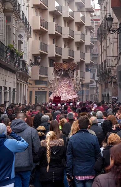 Andalucia Nazarenos Procession Holy Week Semana Santa — Stock Photo, Image
