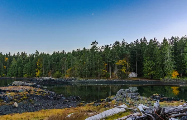 Beautiful Landscape River Lake Background — Stock Photo, Image