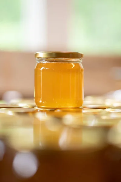 Honungsburk Med Färsk Honung — Stockfoto
