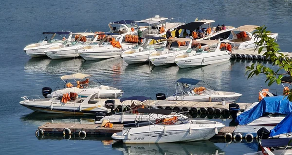 Boten Haven Van Sozopol Burgas Regio Bulgaria — Stockfoto